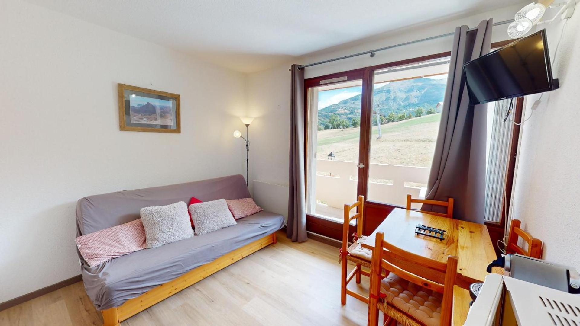 Studio 4 Pers Le Sauze Pied Des Pistes De Ski Enchastrayes Zewnętrze zdjęcie